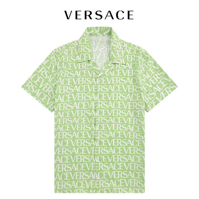 Versace Shirt Short Slv Mens ID:20230310-127